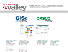 Tablet Screenshot of cisaquitainevalley.fr